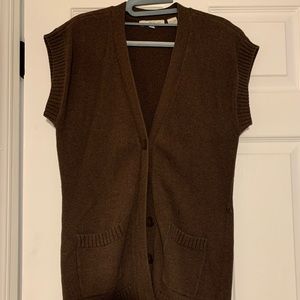 ☀️ 2 for $10 ☀️ PRIA sweater vest w/ pockets size US S